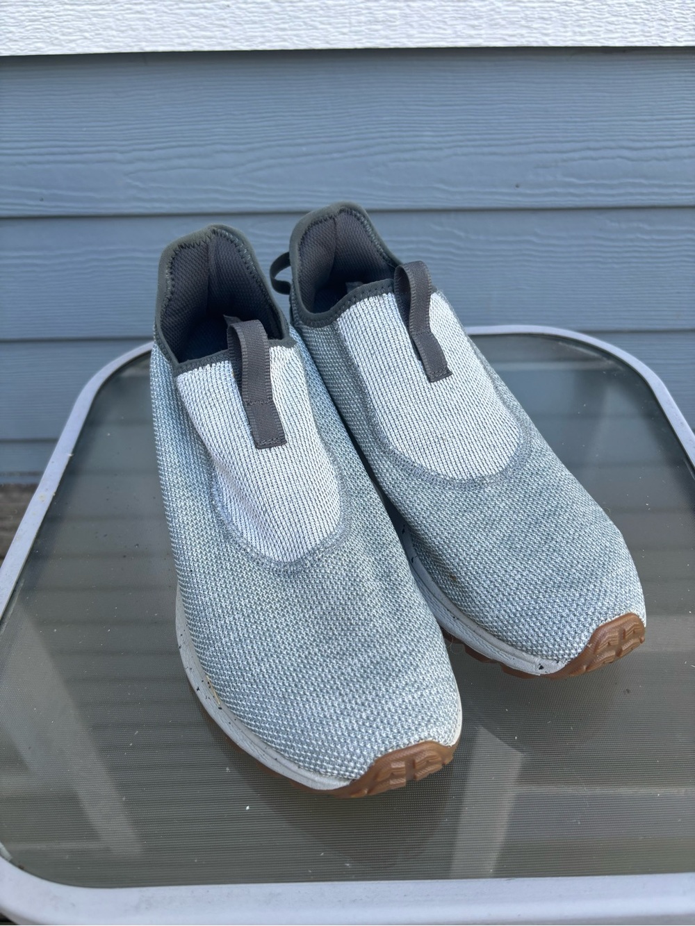 Merrell Men's Dash Slip-On Knit Sneakers in Light Gray